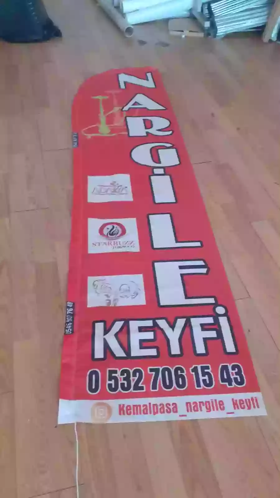 Yelken Bayrak Sadece Kumaşı
